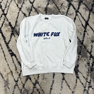 White fox crewneck